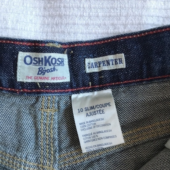 Children's Place Carpenter Jeans Size 10 Slim - Picture 2 of 5